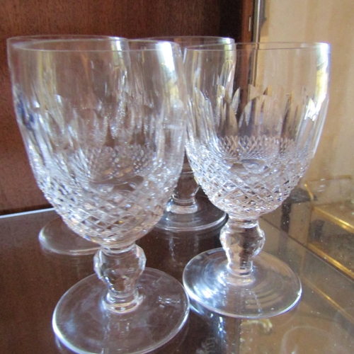 82 - Waterford Crystal Six Glasses Including Two Whiskey Tumblers