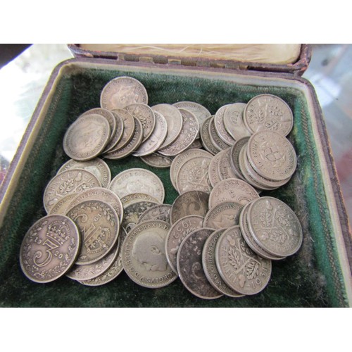 1463 - Various Antique Silver Coins Dated Mostly 1920s and 1930s Quantity as Photographed