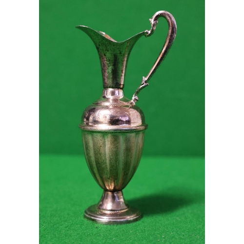Silver Grecian Form Water Ewer of Neat Size Approximately 10 cm High