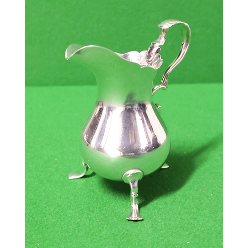 Silver Bachelors Milk Jug Shaped Form Approximately 14 cm High