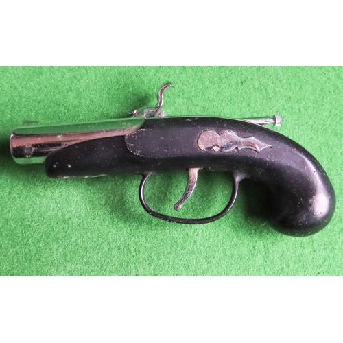 Novelty Musket Form Table Lighter Approximately 17cm Wide