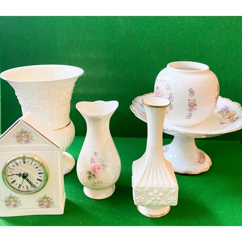 1349 - Belleek and Ansley Porcelain with Others Quantity as Photographed Each Stamped to Base Tallest Appro... 