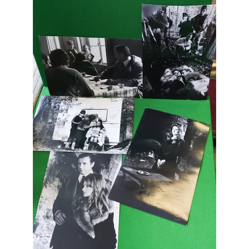 Various Cinema Photographs Including Depicting Sophia Loren and Charlie Chaplin in The Countess of Hong Kong 1967, etc. Quantity as Photographed and Others  Some Signed and Stamped Verso Largest Approximately 40 cm x 25 cm Interesting Subjects Interesting Films