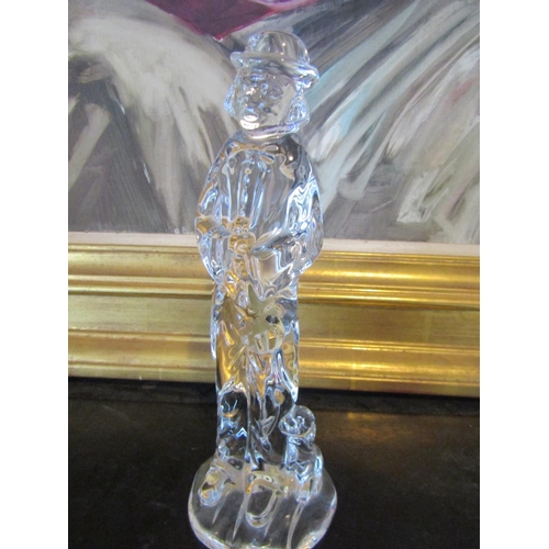 1389 - Waterford Crystal Clown Figure Signed to Base Approximately 28 cm High