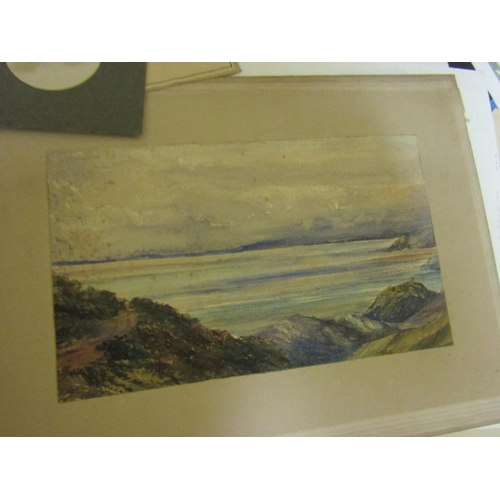 1422 - Quantity of Various of Unframed Watercolours Prints, etc. Including Victorian Examples Quantity as S... 