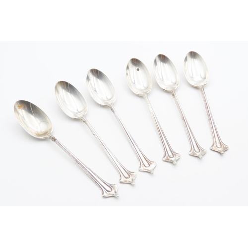 251 - Set of Six Silver Teaspoons Each 11cm Long