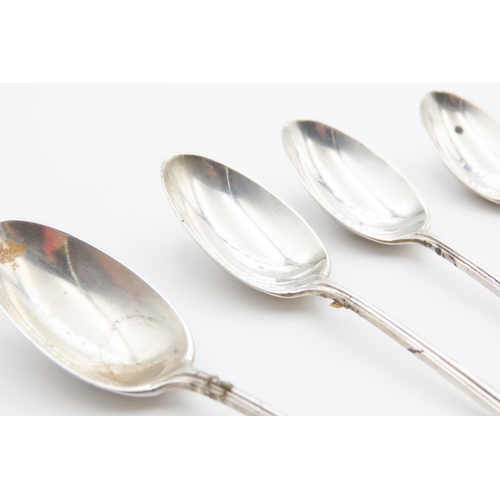 251 - Set of Six Silver Teaspoons Each 11cm Long