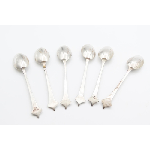 251 - Set of Six Silver Teaspoons Each 11cm Long