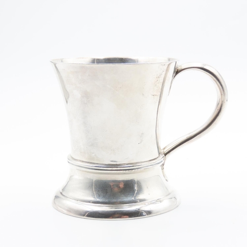 252 - Solid Silver Tankard on Pedestal Base 8cm High