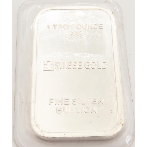 337 - 1 Troy Ounce Fine 999 Silver 