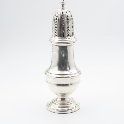 343 - Silver Pedestal Form Sugar Shaker 17cm High