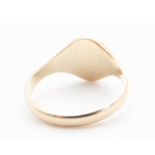 351 - 9 Carat Yellow Gold Panel Signet Ring Size P