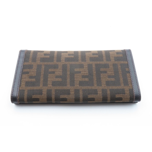 376 - Fendi 1990s Zucca Canvas Wallet