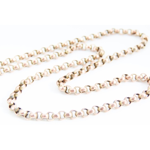 53 - 9 Carat Yellow Gold Belcher Link Necklace 46cm Long