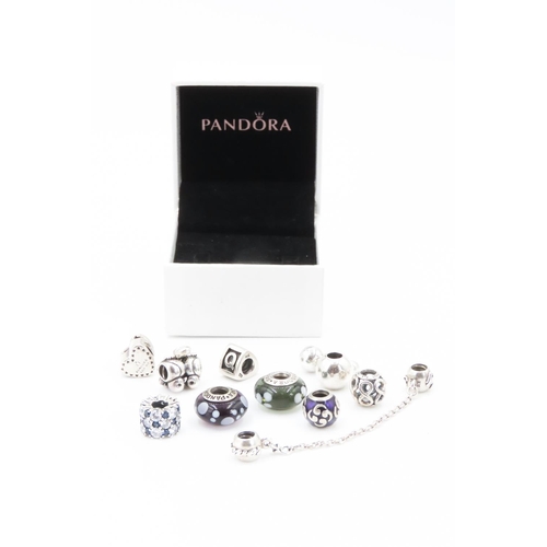 215 - Collection of Silver Pandora Charms