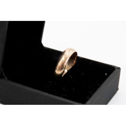 354 - 9 Carat Yellow Gold Ring with Diamond Inset Ring Size N