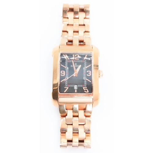 Rose Gold Candino Bracelet Watch with Black Dial as New Unworn Shop Tag Present