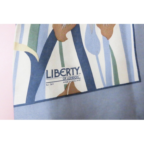 396 - Two Ladies Silk Scarves by Liberty of London and Hermes