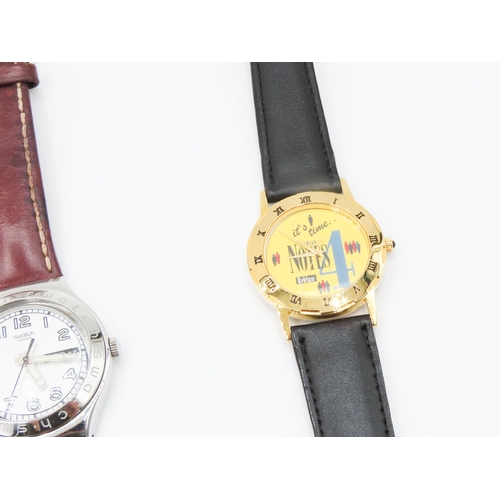 403 - Two Gentlemans Wristwatches Including Swatch Example with Original Swatch Presentation Case