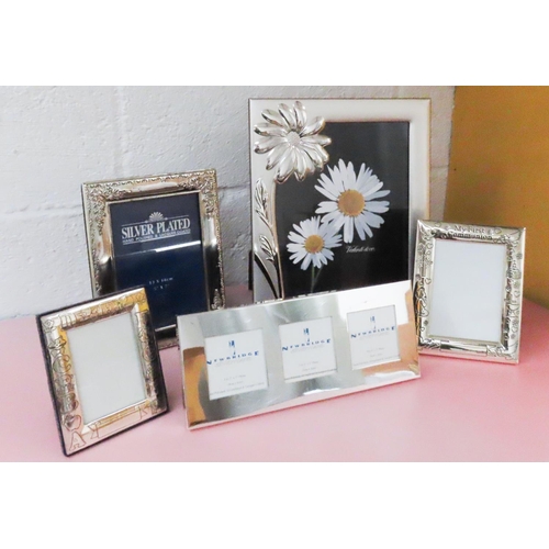 409 - Collection of Silver Plate Photo Frames Quantity as Photographed