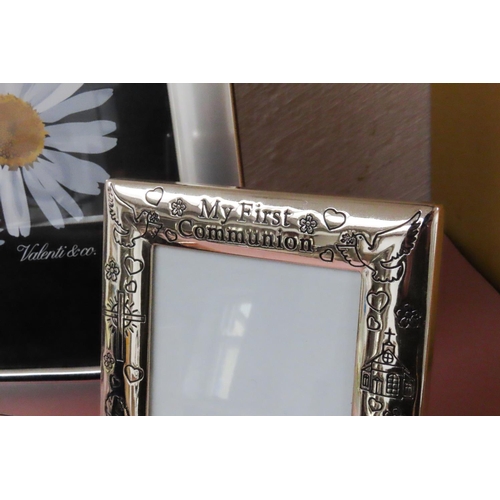 409 - Collection of Silver Plate Photo Frames Quantity as Photographed