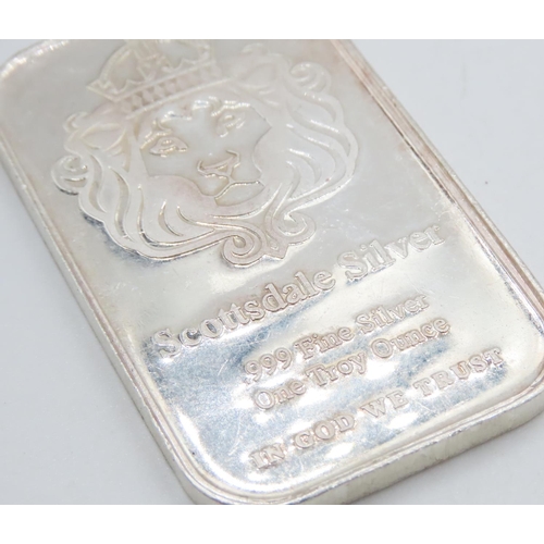 433 - One Troy Ounce of 999.9 Fine Silver