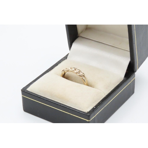 452 - 9 Carat Yellow Gold Keeper Ring Size L