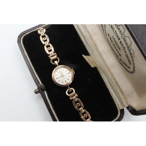 461 - Ladies Rolex Precision Wristwatch 9 Carat Yellow Gold Case and Bracelet HM 1959 Perfect Working Orde... 