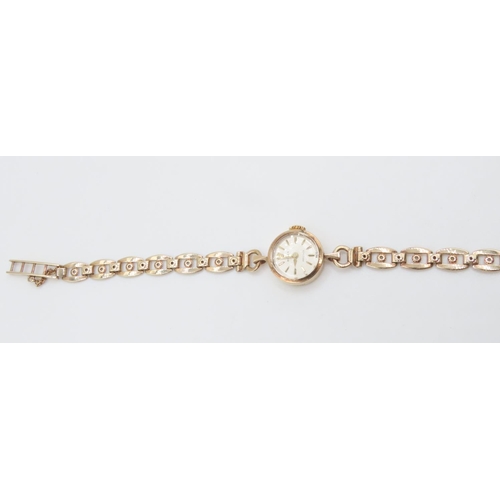 461 - Ladies Rolex Precision Wristwatch 9 Carat Yellow Gold Case and Bracelet HM 1959 Perfect Working Orde... 