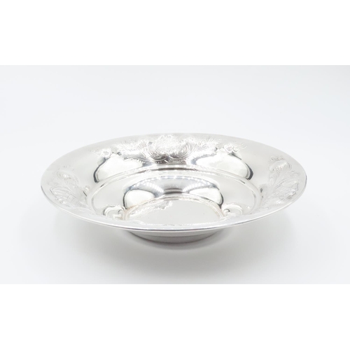 465 - Silver Circular Form Table Dish 16cm Diameter