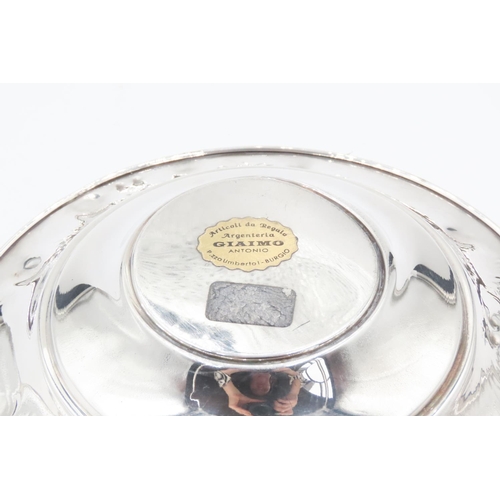 465 - Silver Circular Form Table Dish 16cm Diameter