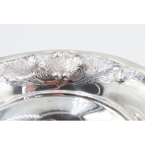 465 - Silver Circular Form Table Dish 16cm Diameter