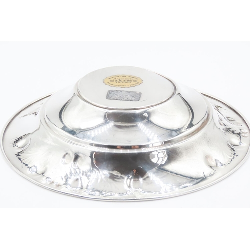 465 - Silver Circular Form Table Dish 16cm Diameter