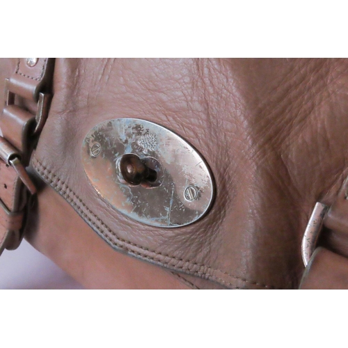 468 - Mulberry Alexa Ladies Iconic Handbag Buffalo Leather Apricot Tan Leather Rose Gold Hardwear and Deta... 