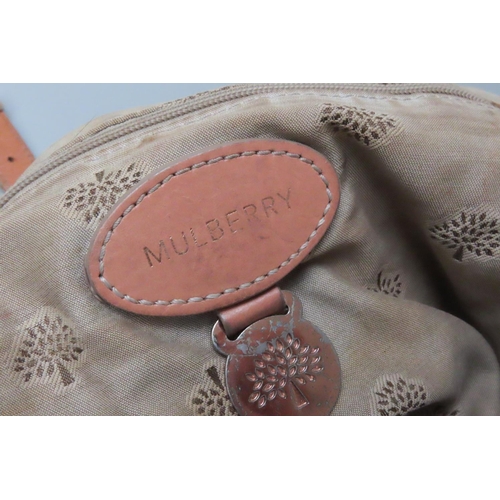 468 - Mulberry Alexa Ladies Iconic Handbag Buffalo Leather Apricot Tan Leather Rose Gold Hardwear and Deta... 