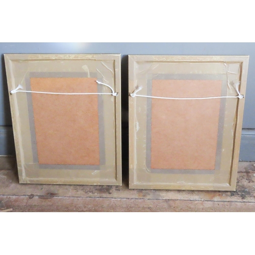 570 - Pair of Gilt Framed Antique Nursery Story Coloured Engravings Each Approximately 11 Inches x 9 Inche... 