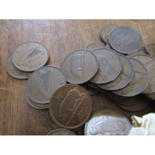 579 - Two Bags of Irish Half Pennies Miscellaneous Years