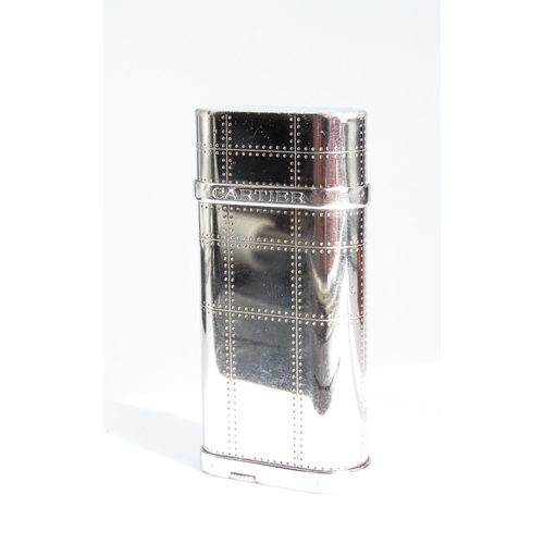 47 - Cartier Palladium Plated Cigarette Lighter Contained within Original Presentation Case Lightly Used