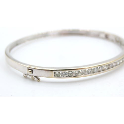 62 - Diamond Set 18 Carat White Gold Ladies Bracelet Total Diamond Carat Weight Approximately 3 Carat Inn... 