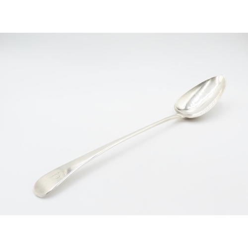 742 - Long Silver Stuffing Spoon 30cm Long