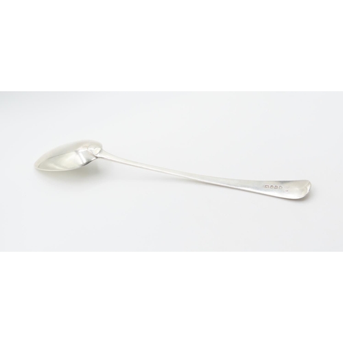 742 - Long Silver Stuffing Spoon 30cm Long