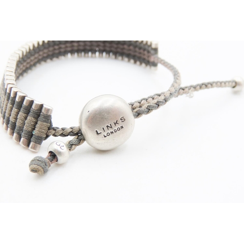 750 - Links of London Silver Bar Bracelet