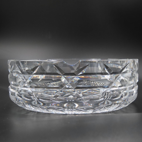 756 - Waterford Crystal Cigar Ashtray Slight Chip Present 18cm Diameter and 6cm High