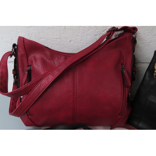 759 - Four Ladies Handbags Leather Good Condition