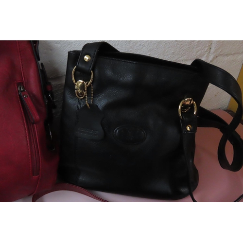 759 - Four Ladies Handbags Leather Good Condition