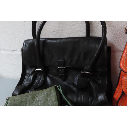 760 - Four Ladies Handbags Leather Good Condition