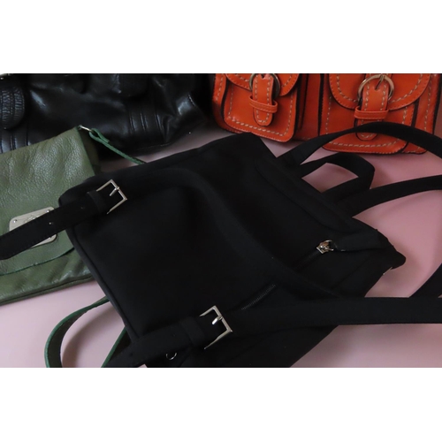 760 - Four Ladies Handbags Leather Good Condition