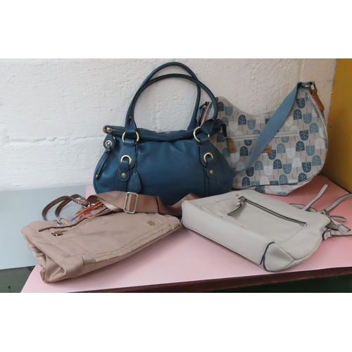 762 - Four Ladies Handbags Leather Good Condition