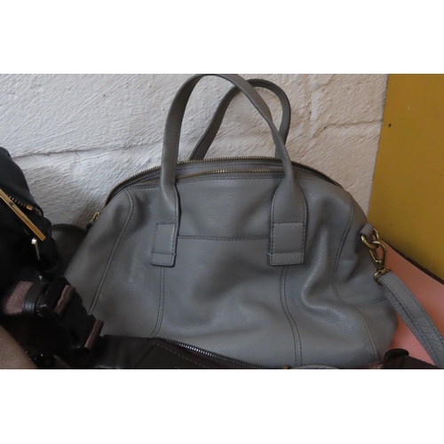 763 - Three Ladies Handbags Leather Good Condition