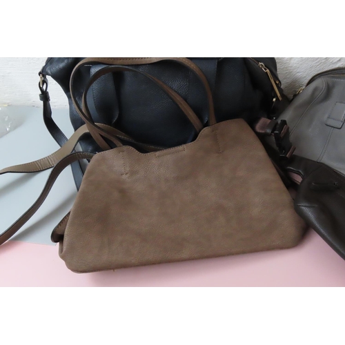 763 - Three Ladies Handbags Leather Good Condition